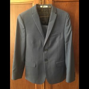 Boys suit - DKNY, heather blue, size 16sk